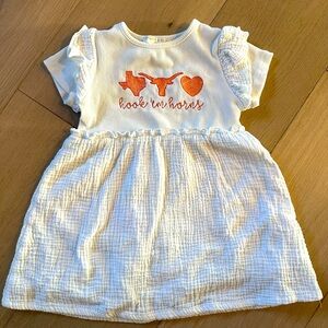 Girls Longhorns Dress 2T